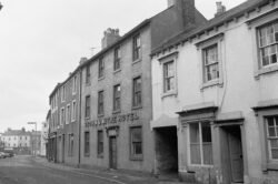 Frontage of Crown and Mitre hotel Frontage of Crown and Mitre Hotel on Somewhere Street