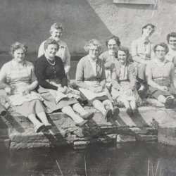 In My Shoes Factory Workers Women from the factory relaxing