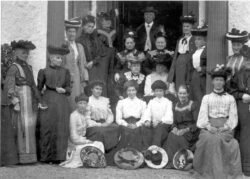 All Saints Sewing Circle, late 19th century Image showing All Saints Sewing Circle